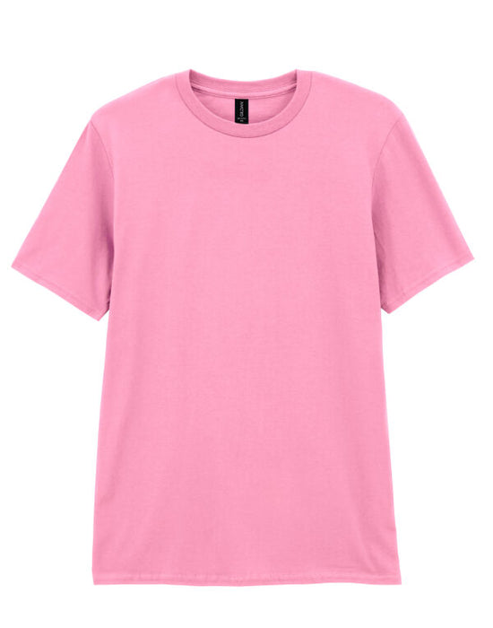 Gildan Softstyle Adult T-Shirt - Charity Pink FINAL CLEARANCE
