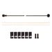 Clarks lightweight alloy brake cable kit in white