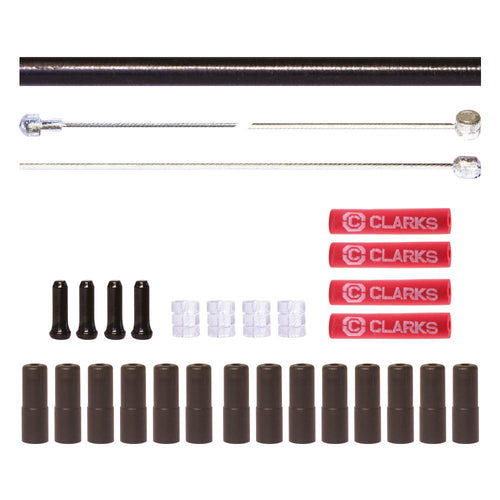 Clarks Stainless Steel Brake and Gear Cable Kit