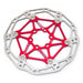 Clarks CFR-02 lightweight floating 6-bolt disc rotor, 203mm, red