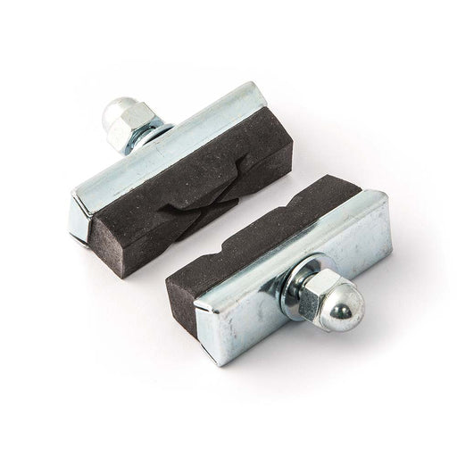 Clarks 40mm X-pattern integral road brake blocks, one pair