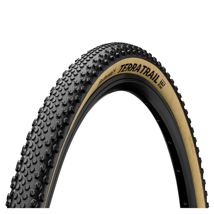 Continental Terra Trail Pure Grip Cream Wall Gravel Tyre 700x40 Folding