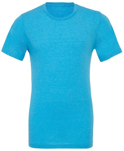 Triblend crew neck t-shirt - Aqua