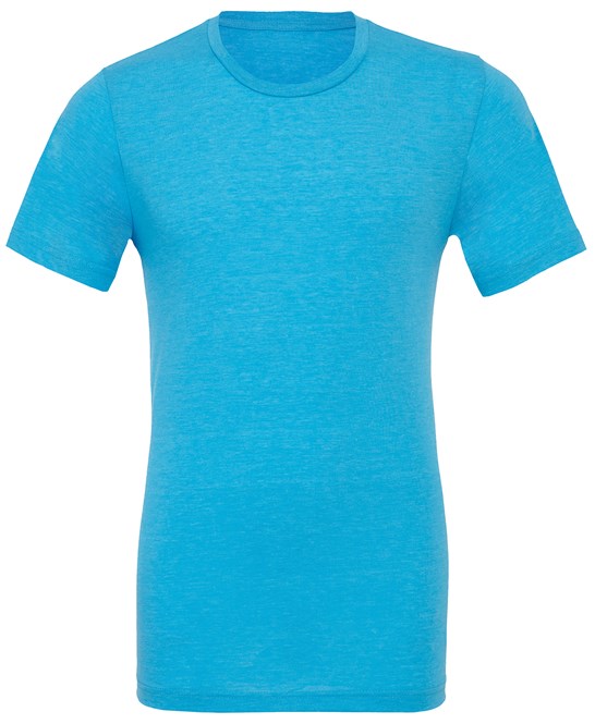 Triblend crew neck t-shirt - Aqua