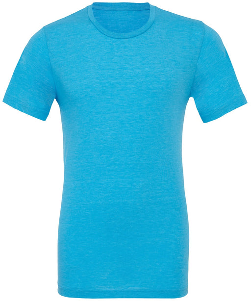 Bella Canvas CV003 Unisex Triblend Crew Neck T-Shirt in Aqua Triblend