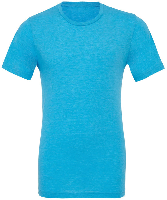 Bella Canvas CV003 Unisex Triblend Crew Neck T-Shirt in Aqua Triblend