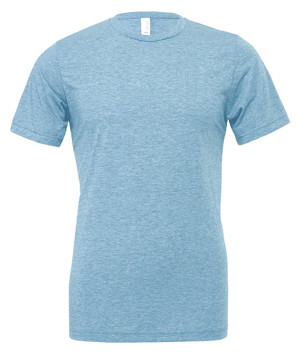 Bella Canvas CV003 Unisex Triblend Crew Neck T-Shirt in Denim Triblend