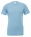 Bella Canvas CV003 Unisex Triblend Crew Neck T-Shirt in Denim Triblend