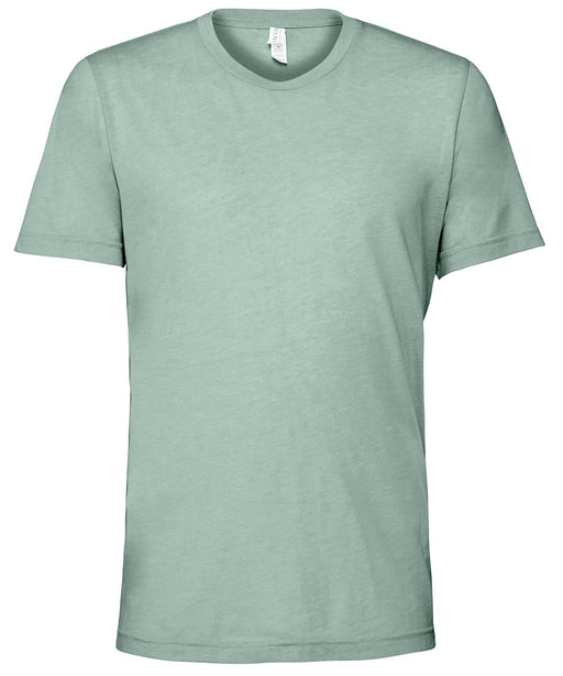 Bella Canvas CV003 Unisex Triblend Crew Neck T-Shirt in Dusty Blue Triblend