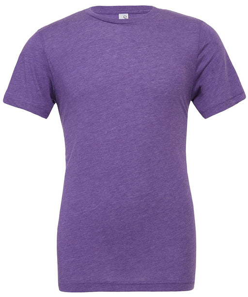 Bella Canvas CV003 Unisex Triblend Crew Neck T-Shirt in Purple Triblend