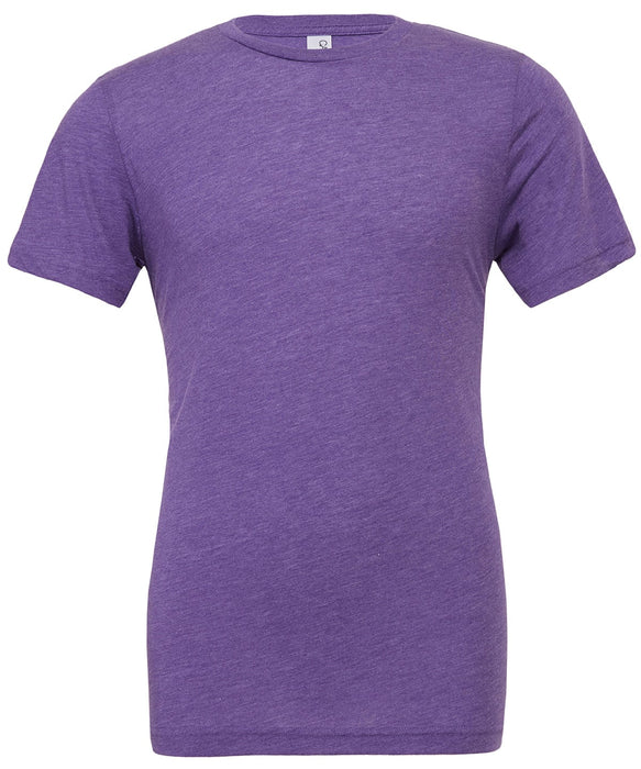 Bella Canvas CV003 Unisex Triblend Crew Neck T-Shirt in Purple Triblend