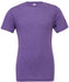 Bella Canvas CV003 Unisex Triblend Crew Neck T-Shirt in Purple Triblend