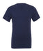 Bella+Canvas CV009 Unisex Jersey V-Neck T-Shirt in Navy - front view