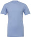 Bella+Canvas CV01H Unisex Heather CVC Short Sleeve T-Shirt in Heather Blue - front view