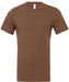 Bella Canvas CV01H Heather CVC short sleeve t-shirt in Heather Brown