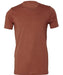 Bella+Canvas CV01H Unisex Heather CVC Short Sleeve T-Shirt in Heather Clay - front view