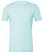 Bella+Canvas CV01H Unisex Heather CVC Short Sleeve T-Shirt in Heather Ice Blue - front view