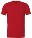 Bella+Canvas CV01H Unisex Heather CVC Short Sleeve T-Shirt in Heather Red - front view