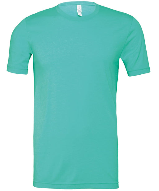 Bella+Canvas CV01H Unisex Heather CVC Short Sleeve T-Shirt in Heather Sea Green - front view