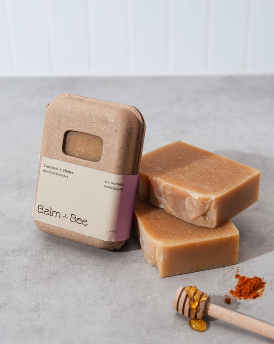 Balm and Bee Tumeric + Honey Rich and Creamy Soap 4oz