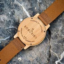BOBO BIRD Bamboo Wooden Quartz Watch GA016
