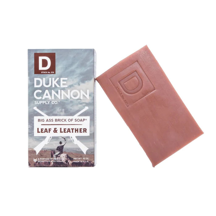 Duke Cannon Big Ass Brick of Soap - Leaf and Leather 280g