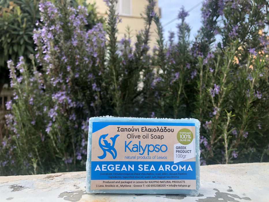 Kalypso Oilve Oil soap - Aegean Sea Aroma from Lesvos Island 100g