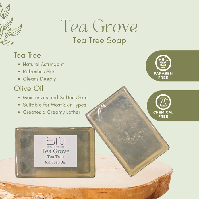 Seoul Naturals Tea Grove Tea Tree Soap 6oz