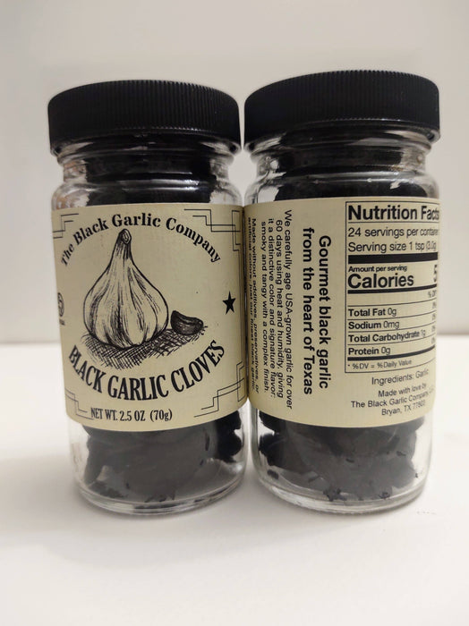 Black Garlic Cloves 4 oz Jar