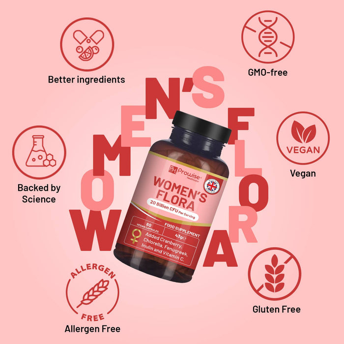 Prowise Women’s Flora 20 Billion CFU - 60 Capsules