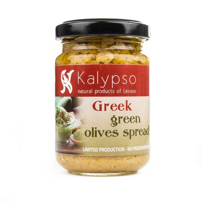 Kalypso Natural Green Olive Spread from Greece from Lesvos 135g