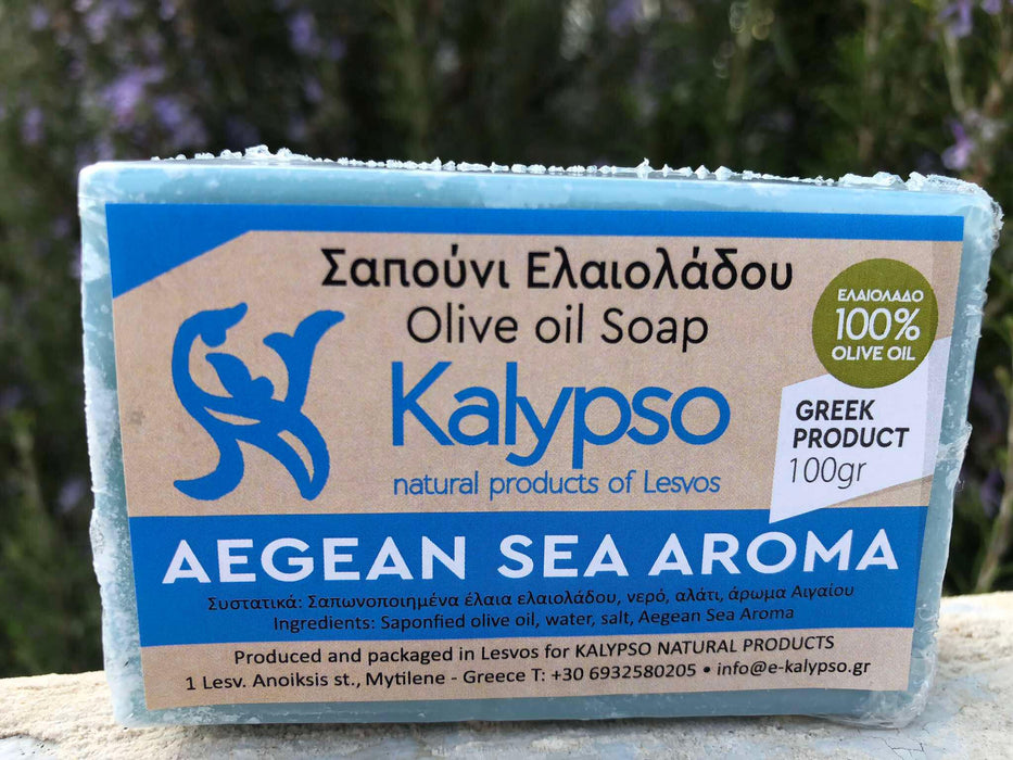 Kalypso Oilve Oil soap - Aegean Sea Aroma from Lesvos Island 100g