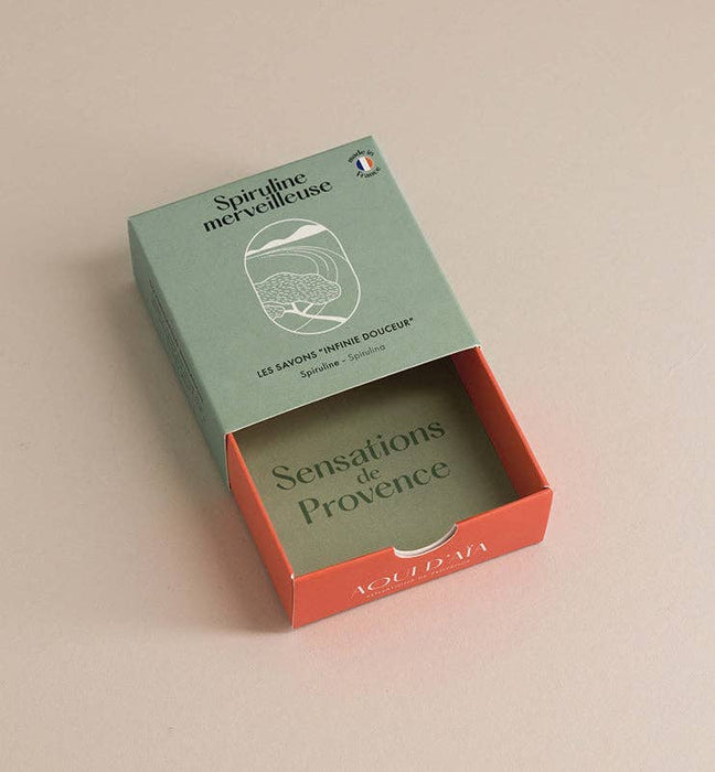 Savonitto Spirulina Soap in Drawer Box 100g made in Provence