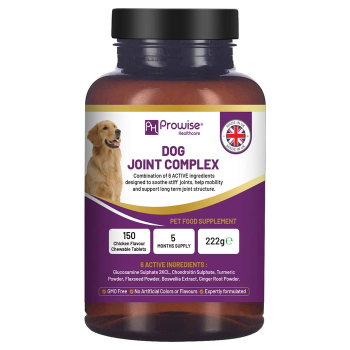 Prowise Dog Joint Supplement UK Manufactured I 150 Chicken Flavor Ch