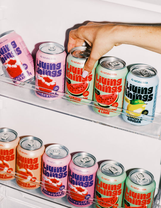 Watermelon & Lime Prebiotic Soda - Living Things