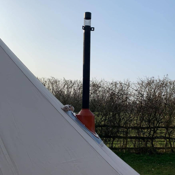 Hot Tent Stove Chimney Flashing Kit 45 Degree
