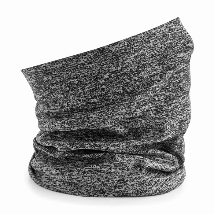 Morf breathable neck warmer snood in Grey marl