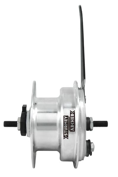 Sturmey Archer XL-FDD Front Dynamo Drum Brake Hub 36h 90mm Silver