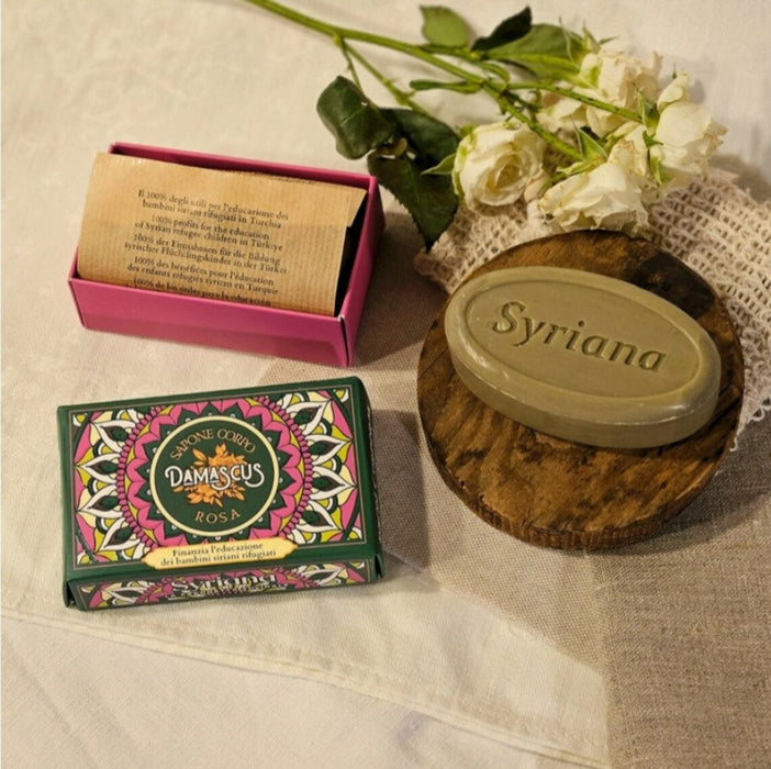 Associazione Syriana Perfumed Aleppo soap Damascus Rose