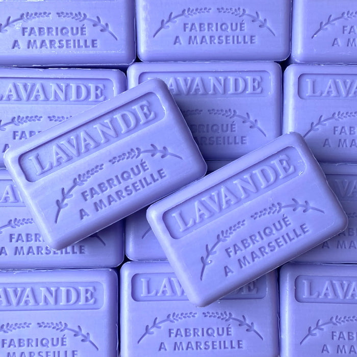 Savon De Marseille Provence Lavender (Lavande)  French Soap Bar 125g