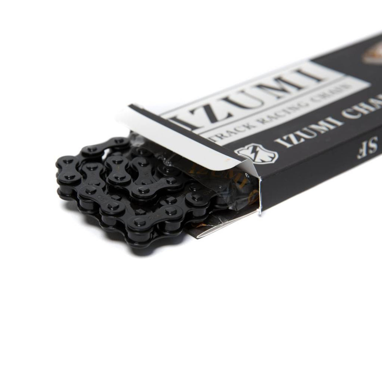 IZUMI x Mash Chain ES410 JB/MASH-B Black 1/2 x 1/8 116L Track Racing C ...