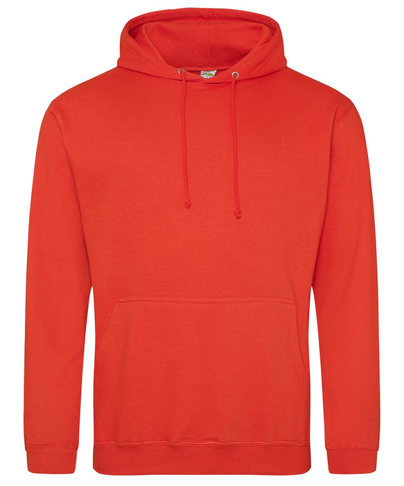 AWDis Just Hoods JH001 College Hoodie in Sunset Orange