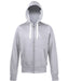 AWDis JH052 Chunky 400gsm zip-through zoodie in Heather Grey