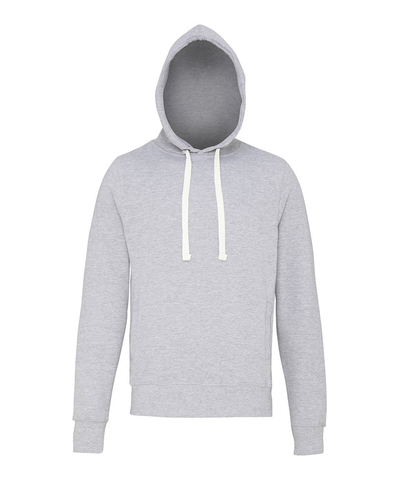 AWDis JH100 Chunky 400gsm pullover hoodie in Heather Grey