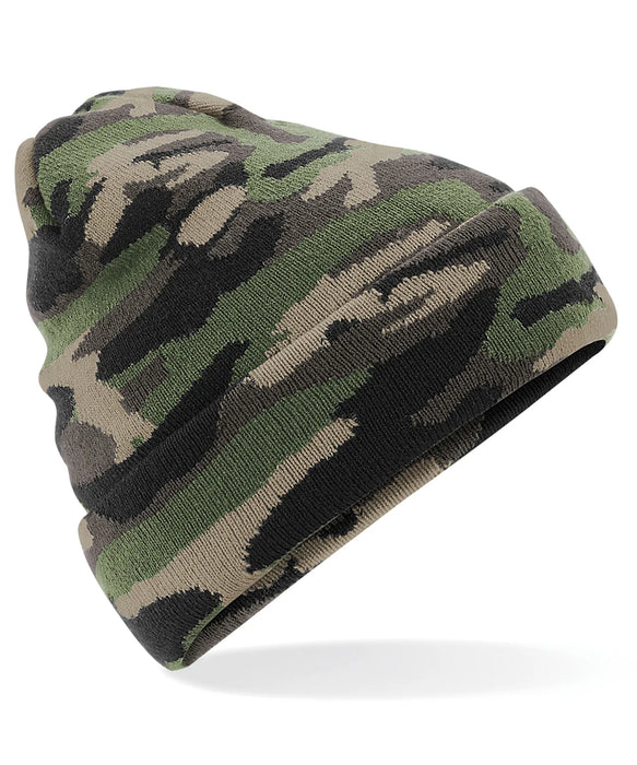 CAMO CUFFED BEANIE - Twilight / Jungle