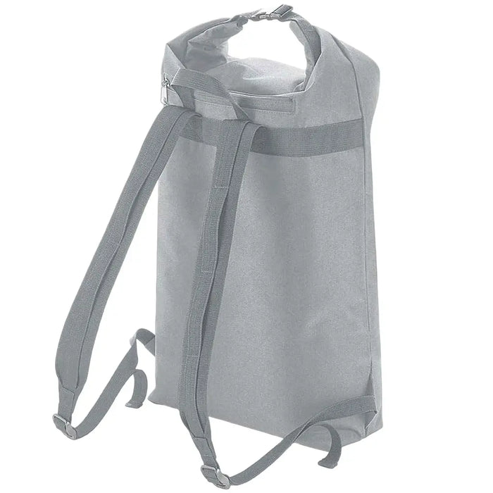 Icon Roll-Top Backpack | Light Grey / Black | 18L