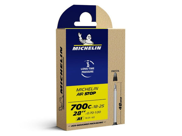 Michelin A1 Airstop 700c Inner Tube – 18/25-622, Presta 48mm