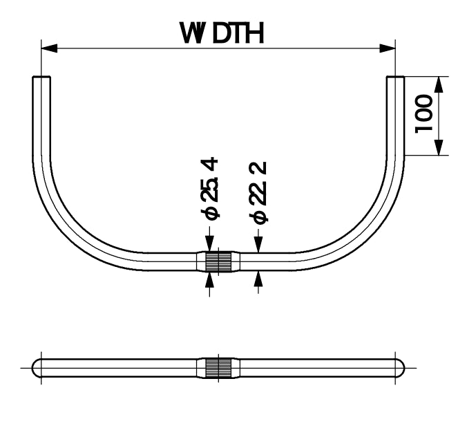 NITTO B617AA Promenade Bar
