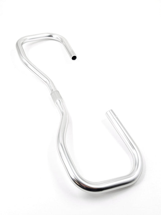 Nitto B825AA Butterfly Alloy Touring Handlebars 25.4mm Clamp 540mm Wide In Silver