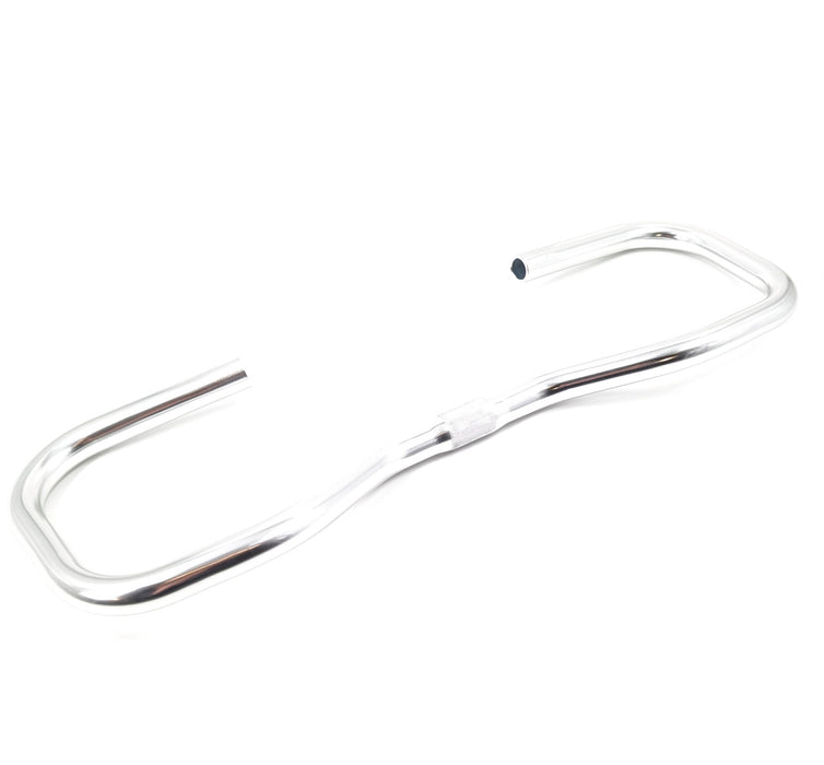 Nitto B825AA Butterfly Alloy Touring Handlebars 25.4mm Clamp 540mm Wide In Silver